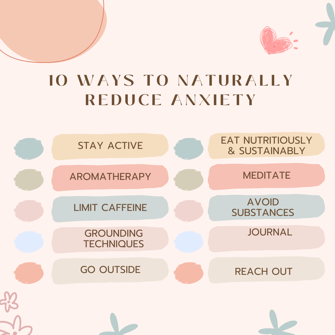 10 Ways to Naturally Reduce Anxiety